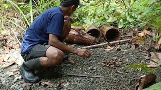 PASANG PERANGKAP SIDAT DAN KEPITING MASAK DI KEBUNKANGUTY [upl. by Ladonna698]