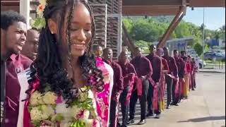 Miss Mayotte 2023 Houdayifa Chibaco accueillie à Mayotte suite au concours national de Miss France [upl. by Alekin]