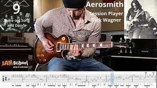 Aerosmith Same Old Song and Dance Guitar Solo With Tab Dick Wagner [upl. by Werdnaed24]