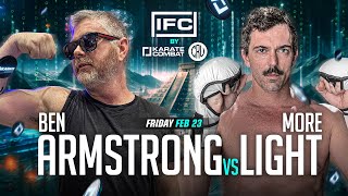 KARATE COMBAT 44  BITBOY Ben Armstrong vs MORE LIGHT  FULL FIGHT [upl. by Nosro]