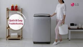 LG Smart Inverter Washing Machine User Scene Video  Diagnose the Trouble Simply [upl. by Karney645]