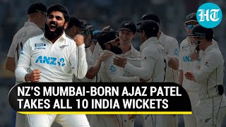 Ind vs NZ Ajaz Patel claims record 10 India wickets in an innings Kumble reacts to ‘Perfect 10’ [upl. by Bobseine]