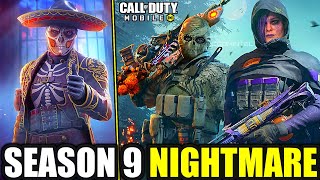 Season 9Nightmare New Leaks  Undead Siege  BR Night Mode  Legendary Skins amp More Cod Mobile [upl. by Suki]