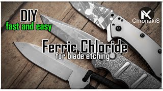 How to Make Ferric Chloride FeCl3 for Blade Etching ferriccloride knife blade howtomake [upl. by Nij493]