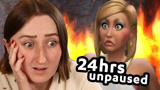 I left The Sims unpaused for 24 HOURS STRAIGHT [upl. by Yecniuq918]