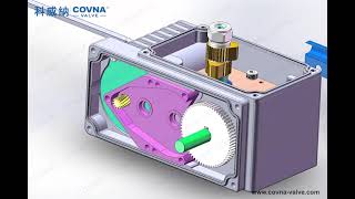 3D video of COVNA electric actuator for your reference [upl. by Pantin]