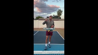 Two scenarios to use a 2 handed backhand in pickleball [upl. by Laius429]