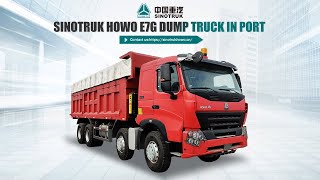 Versatile Workhorse Sinotruk Howo E7G Dump Truck Meets Diverse Transport Needs [upl. by Eninnaej]