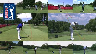 Tracing some of golf’s best swings on the PGA TOUR [upl. by Notle65]