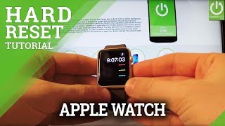 How to Factory Reset APPLE Watch  Restore Smartwatch [upl. by Emmie]