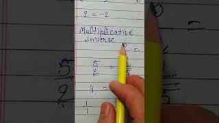 Additive inverse and Multiplicative inverse [upl. by Elbys]