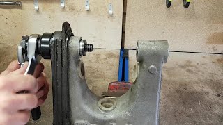 How to replace KTM swingarm bearings using the Mk2 Fungi Racing tool [upl. by Vallie]