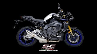 SCProject S1 Muffler for Yamaha MT10  Street legal [upl. by Akemyt]