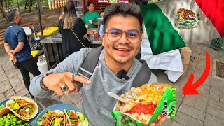 Probando COMIDA CALLEJERA en MÉXICO 🇲🇽🌮 [upl. by Bahe]