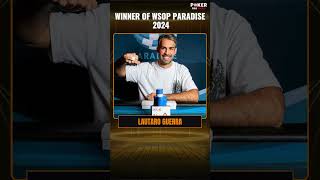 Visualize amp Conquer Lautaro Guerra Wins 100K WSOP Paradise PLO Bracelet [upl. by Hoseia]