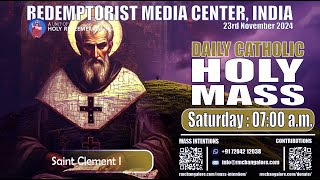 Catholic Holy Mass  Saint Clement I 23rd November 2024  Saturday [upl. by Solenne]