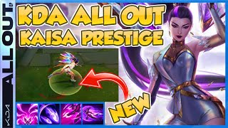 🧬 KDA ALL OUT KAISA PRESTIGE STEALS THE SHOW  PBE Skin Showcase  Erick Dota [upl. by Norrek]