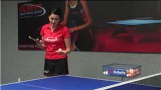 Table Tennis  How to Hit a Forehand Top Spin Serve in Ping Pong [upl. by Shuman]