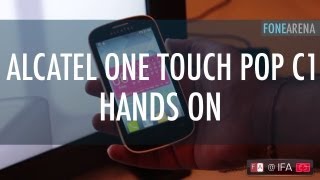 Alcatel One Touch Pop C1 Hands On [upl. by Allehc408]