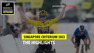 Race Highlights  Singapore Criterium [upl. by Sandon455]