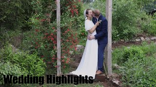 Josiah ❤️ Kirsten  Mennonite Wedding Highlights [upl. by Hannon]