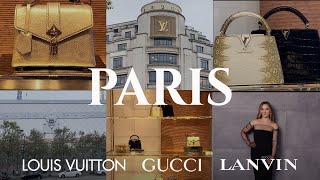 PARIS LOUIS VUITTON 202425 New winter bags collection shoes clothes GUCCI  LANVIN [upl. by Tillinger]