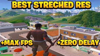 How to get The BEST Stretched Resolution in Fortnite Chapter 5 ✅ HUGE FPS BOOST [upl. by Guild]