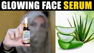 My Favorite SERUM for Glowing Face amp ALOE VERA GEL in Skincare Routine [upl. by Bannerman]