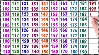 🦜123 500 Learn Counting from 1 to 500 Big numbers 1 to 500 123 1 2 3 4 5 6 7 8 9 10 counting123 [upl. by Evered]