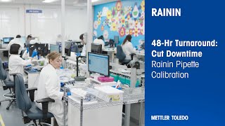 Pipette Calibration  48Hour Turnaround  Service Any Pipette Brand  Rainin  METTLER TOLEDO [upl. by Aicylla]