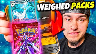 Can You Weigh Paldean Fates Pokemon Packs Lets Prove It [upl. by Lulu]