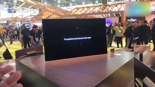 CES 2018 Sony OLED 2018 Lineup First Look  Digitin [upl. by Enella]