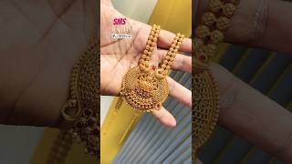 Lakshmi dollar chain design gold gold jewellery haram necklace lakshmi chain dollar jewelry [upl. by Ennyroc]