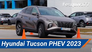 Hyundai Tucson PHEV 2023  Maniobra de esquiva moose test y eslalon  km77com [upl. by Ruberta972]