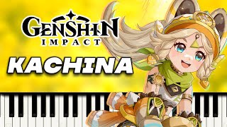 Genshin Impact  Kachina A Shimmering Dance of Stone  Piano Tutorial amp Sheet Music [upl. by Arlie588]