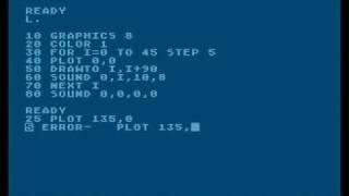 Atari Basic programming example [upl. by Summers]