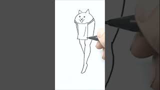 Loincloth Cat Special Cats The Battle Cats Shorts drawing draw menggambar お絵かき [upl. by Aeynod790]