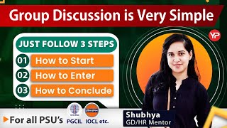 Easiest way to crack GD  Just follow these 3 steps  Group Discussion is very simple for IOCL PGCIL [upl. by Jemima]