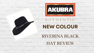 Akubra Riverina Black Hat Review  Hats By The Hundred [upl. by Enert]