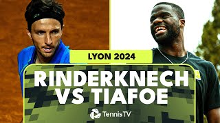 Arthur Rinderknech vs Frances Tiafoe Highlights  Lyon 2024 [upl. by Yessej89]