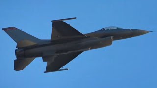 Sanicole Airshow 2024 USAF F16 Sunset Show FHD [upl. by Remmus451]