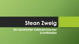 Stefan Zweig [upl. by Yla]