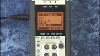 Zoom H4n Tutorial Review Deleting Files [upl. by Adnaram]