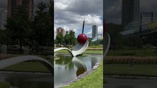 Iconic Spoonbridge and Cherry at Minneapolis Sculpture Garden [upl. by Shanks]