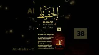 38 Al Hafeez الْحَفِيظُ The All Heedful and All Protecting حفاظت کرنے والا Al Asma Ul Husna [upl. by Sirah]