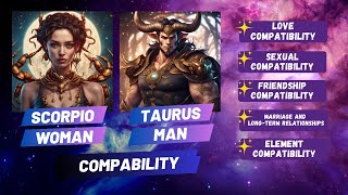 Scorpio Woman and Taurus Man Compatibility Perfect Match or Challenging Adventure [upl. by Isiah722]