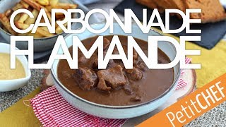 Receta Carbonnade Flamande carne en salsa de cerveza  Petitchef [upl. by Notniuq807]