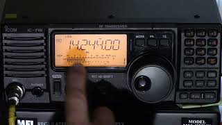 Icom IC718 Introduction [upl. by Mylor452]