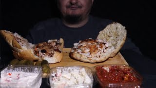 ASMR MUKBANG Tombik ve Ekmek Arası Döner neromasmr [upl. by Tiffanie]