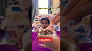 6 month baby food shortvideo [upl. by Aisilef208]